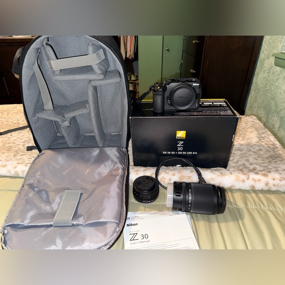 Brand new with extras Nikon Z30 mirrorless digital camera with touchscreen
